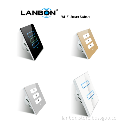 Worldwide use wifi led light switch, Voice Control stable smart switch remote android and ios app control Wireless Switch